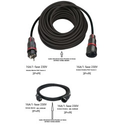 CABLE GOMA SCHUKO M-H 5MTS...
