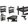 CARRO HERRAMIENTAS TALLER PLASTICO NEGRO