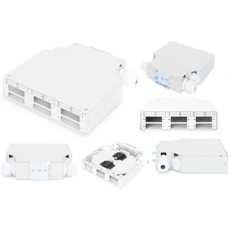 CAJA METALICA CARRIL DIN 6xSC Duplex