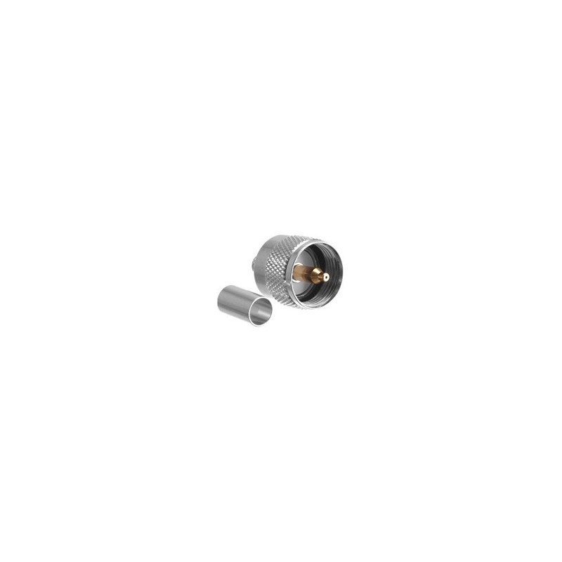 CONECTOR UHF PL259 RG58 MACHO SOLDAR