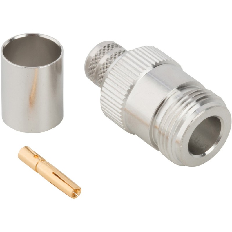 CONECTOR N HEMBRA RG213 CRIMPAR