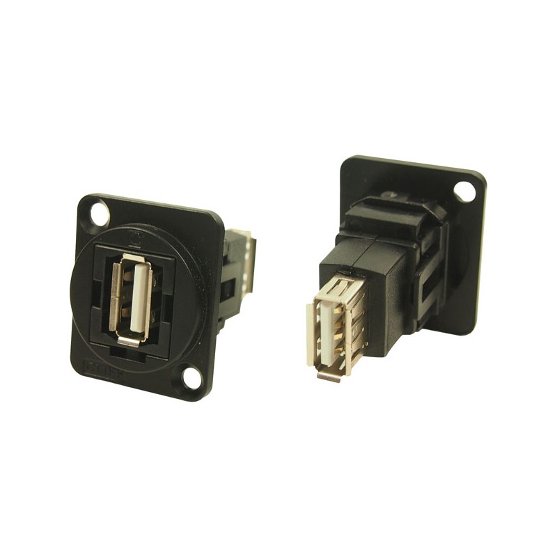 CONECTOR ADAPTADOR USB 2.0 A H-H PANEL N