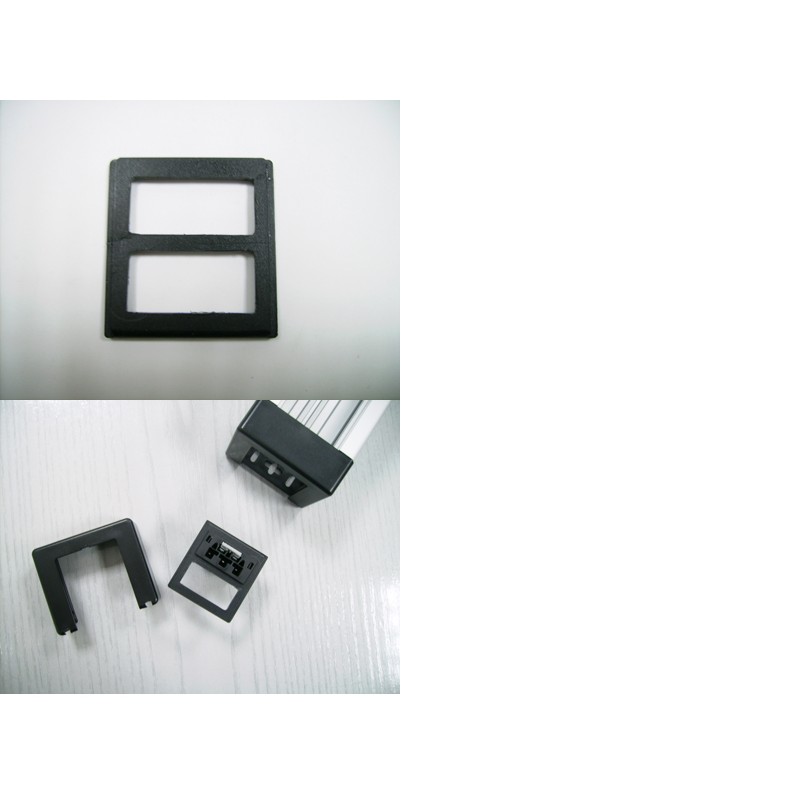TAPA LATERAL CON 2 CONECTOR WAGO MACHO