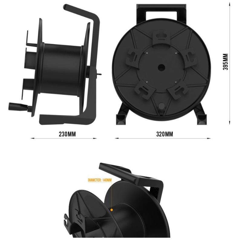 CARRETE ENROLLADOR TAMAÑO 320 Ø320mm