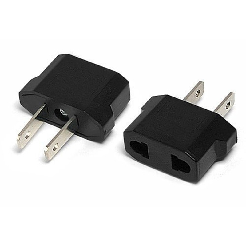 ADAPTADOR CORRIENTE EUROPA-USA SIN TT BL
