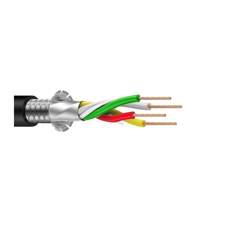 CABLE DMX 4x0,34mm2 APANTALLADO GOMA NG