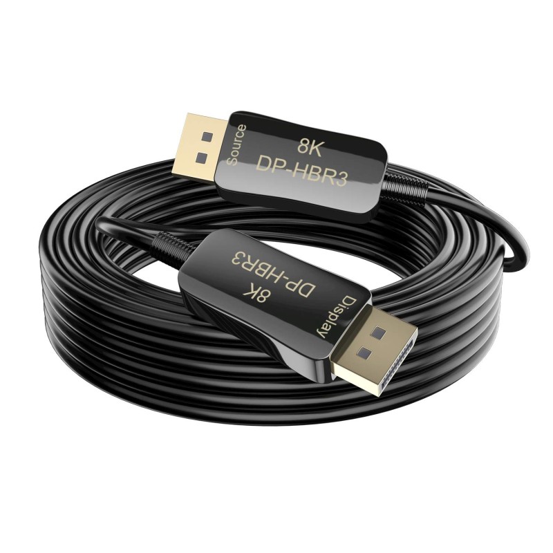 CABLE DISPLAYPORT 1.4 20M FIBRA OPTICA8K