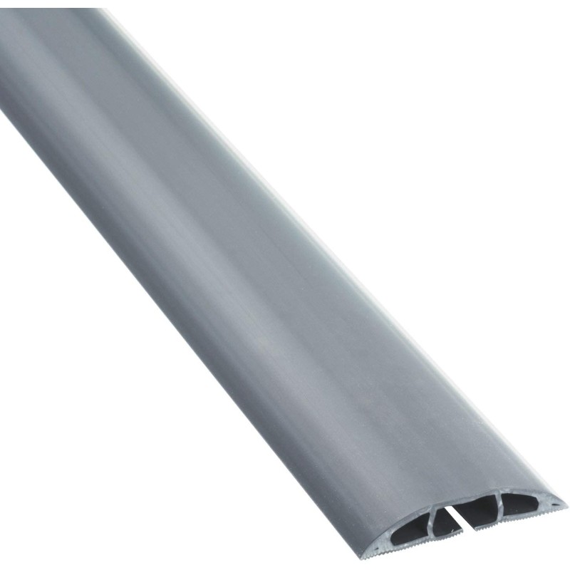 DLP CANAL DE SUELO 12X60mmX1,8M GRIS FLE