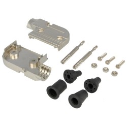 CARCASA DB15 METALICA CODO 90º