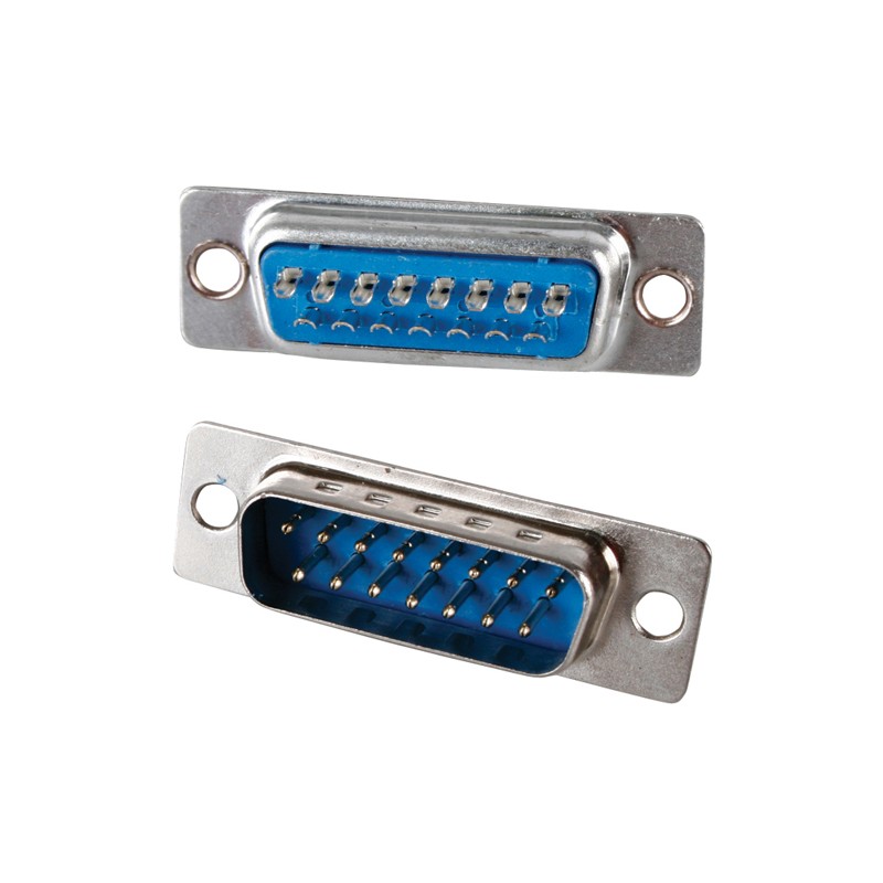 CONECTOR SUB-D 15 MACHO (2 FILAS) SOLDAR