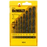 JUEGO 10 BROCAS METAL HSS-R de 1 a 10mm