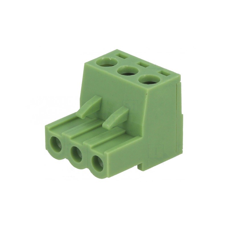 CONECTOR BORNA EUROBLOCK 3 PIN H 5,08mm