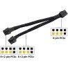 CABLE ADAPTADOR GPU 12H-2x6+2 Pines