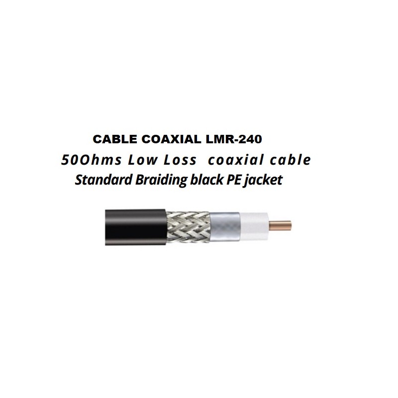 CABLE COAXIAL LMR240 EP240 50Ohm