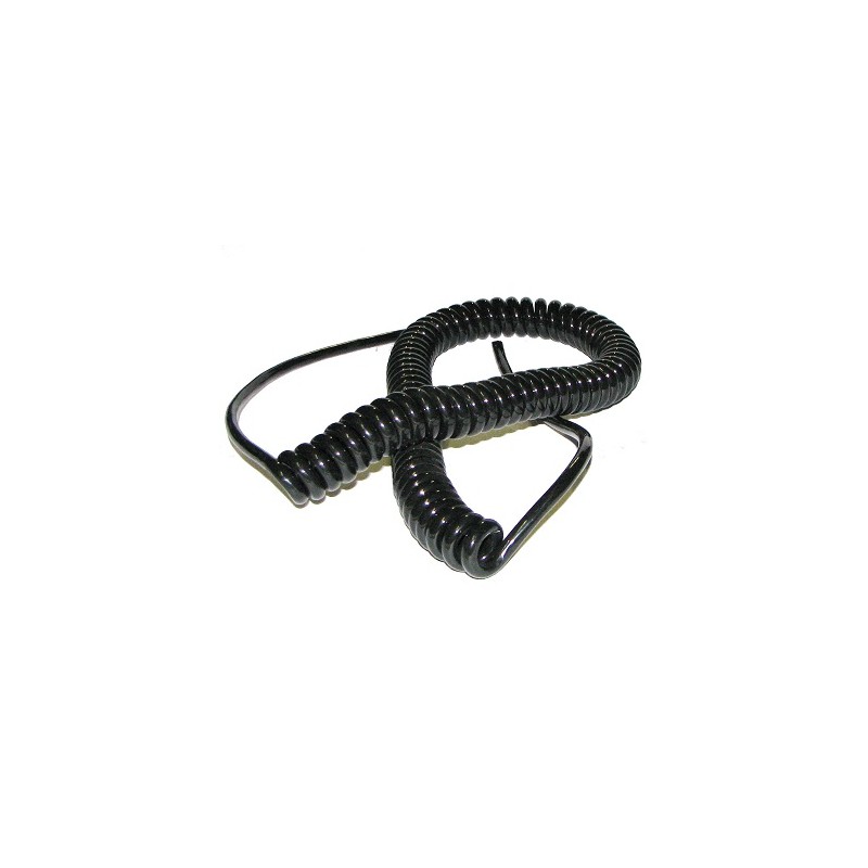 CABLE ESPIRAL 2X0,25 1,5M ENREPOSO NEGRO