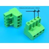 CONECTOR BORNA EUROBLOCK 4 PIN H 5,08mm