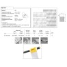 LAMINA A4 ETIQUETA 2,3x1,2-3,2x2,4 64u/