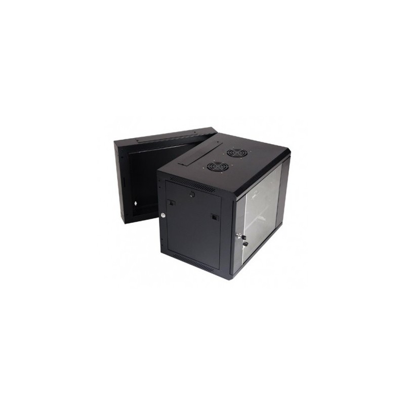 RACK MURAL 19" 6U 2 CUERPOS FONDO 550