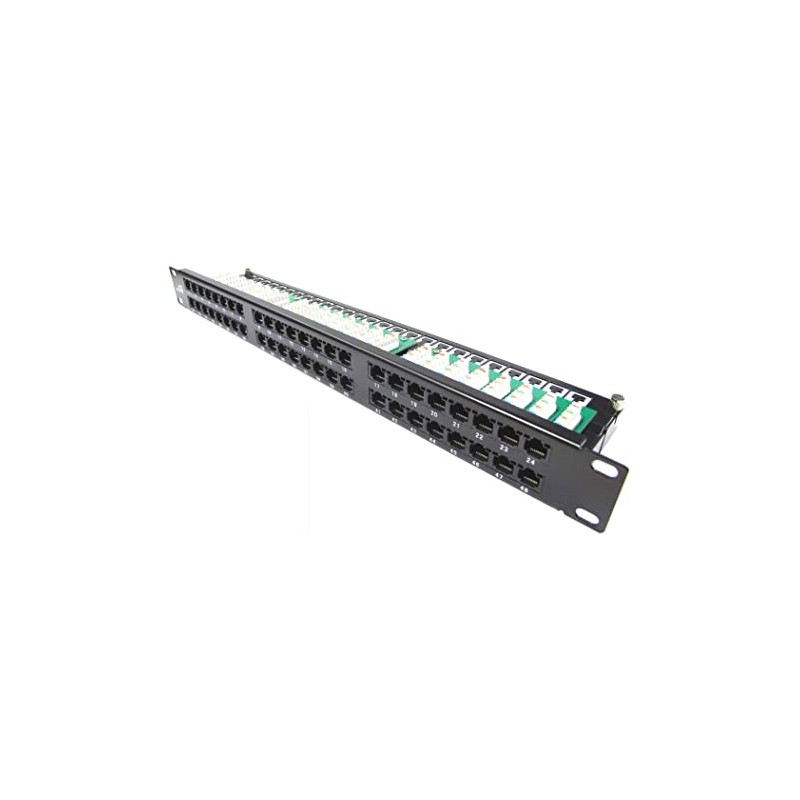 PANEL 19" 48 PUERTOS 1U CAT5E UTP RJ45