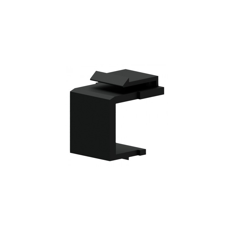 TAPA CIEGA PARA HUECO KEYSTONE NEGRO