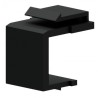 TAPA CIEGA PARA HUECO KEYSTONE NEGRO