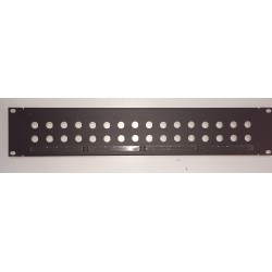 PANEL 19" 2U 2X16 BNC BALUN...