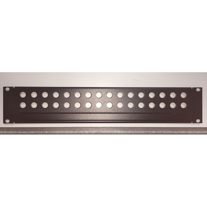PANEL 19" 2U 2X16 BNC (VACIO)