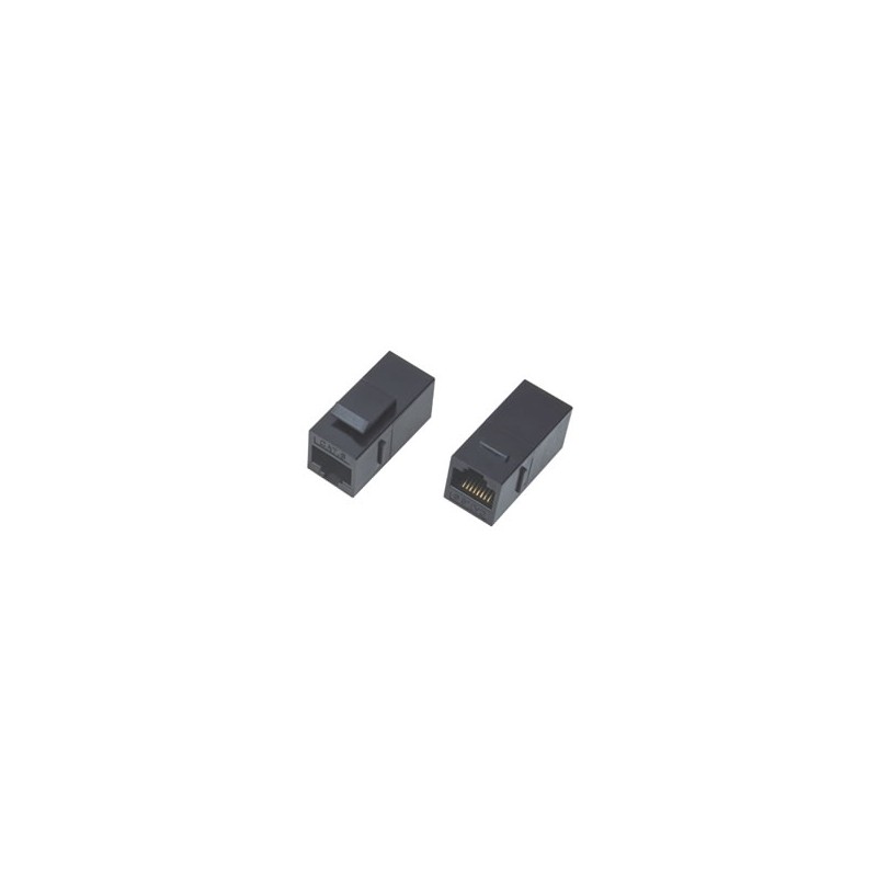 DOBLE HEMBRA RJ45 UTP CAT5e PANEL KEYSTO