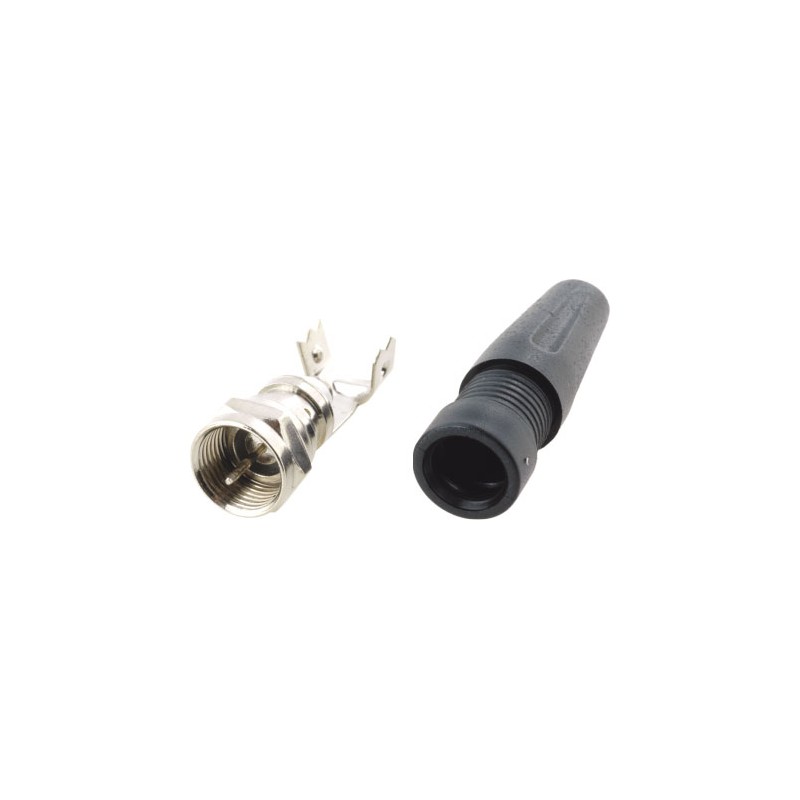 CONECTOR F MACHO PIN 7mm+CAPUCHON