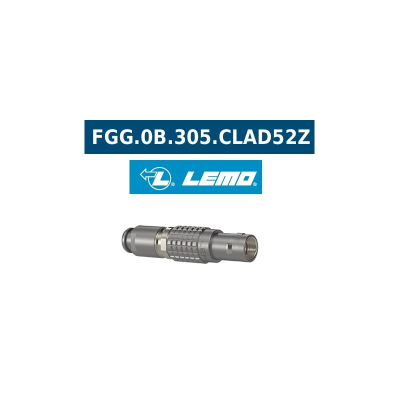CONECTOR LEMO 5 PINES MACHO SERIE 0B