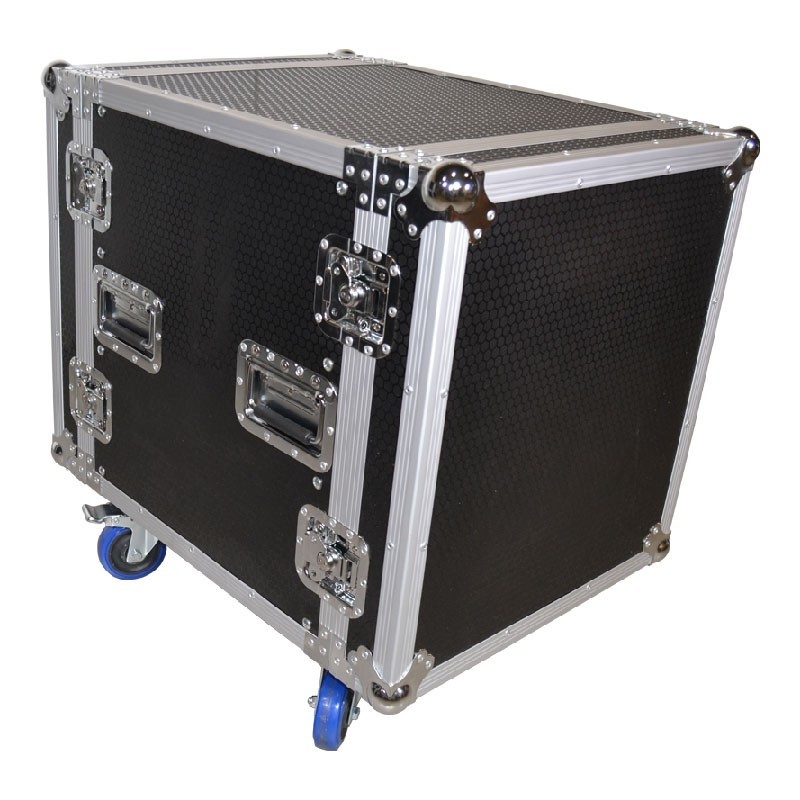 FLYCASE RACK 19" 12U MOVIL FONDO 512mm