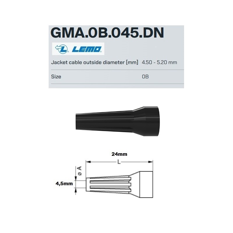 MANGUITO NEGRO GMA.0B.045.DN