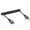 CABLE HDMI M-M 4K 0,3M V.2.0 ESPIRILIZAD