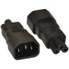 ADAPTADOR C14 MACHO-C5 TREBOL C5 HEMBRA