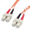 JUMPER DUPLEX OM1 SC-SC 2M (naranja)