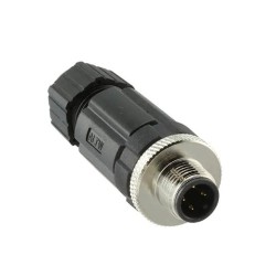 CONECTOR M12 ETHERNET MACHO...