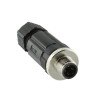 CONECTOR M12 ETHERNET MACHO 4P AMPHENOL