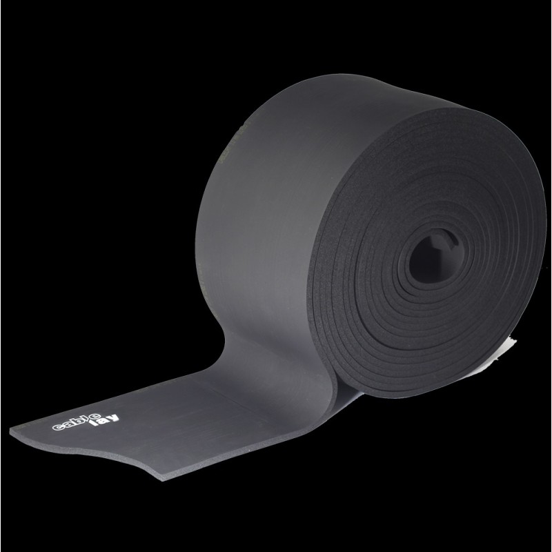 MANTA CABLES 400mmX6mmX30m NEGRA
