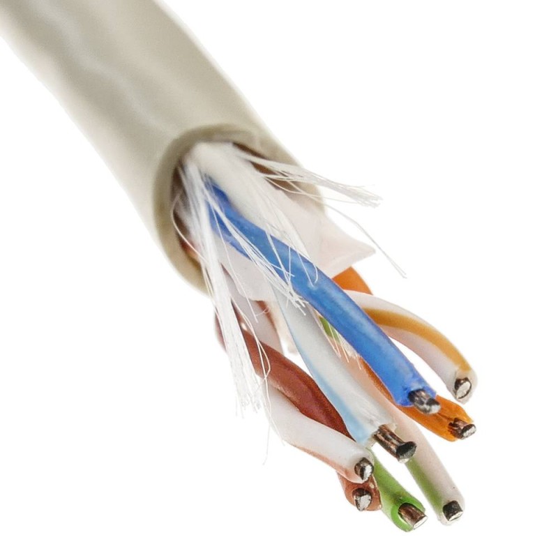CABLE UTP CAT6 RIGIDO GRIS LSZH