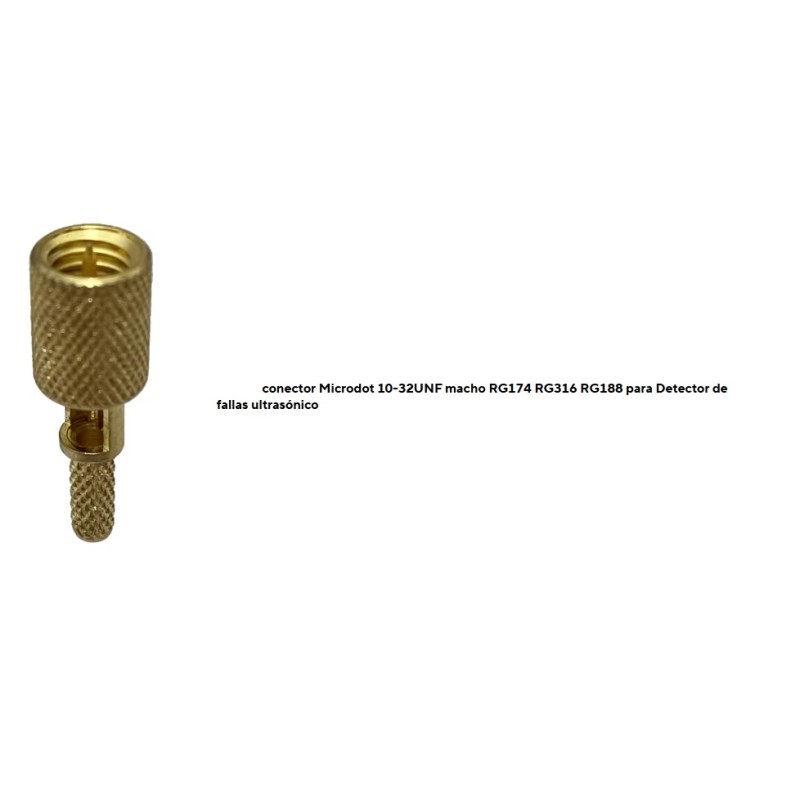 CONECTORMICRODOT MACHO RG316 RG174
