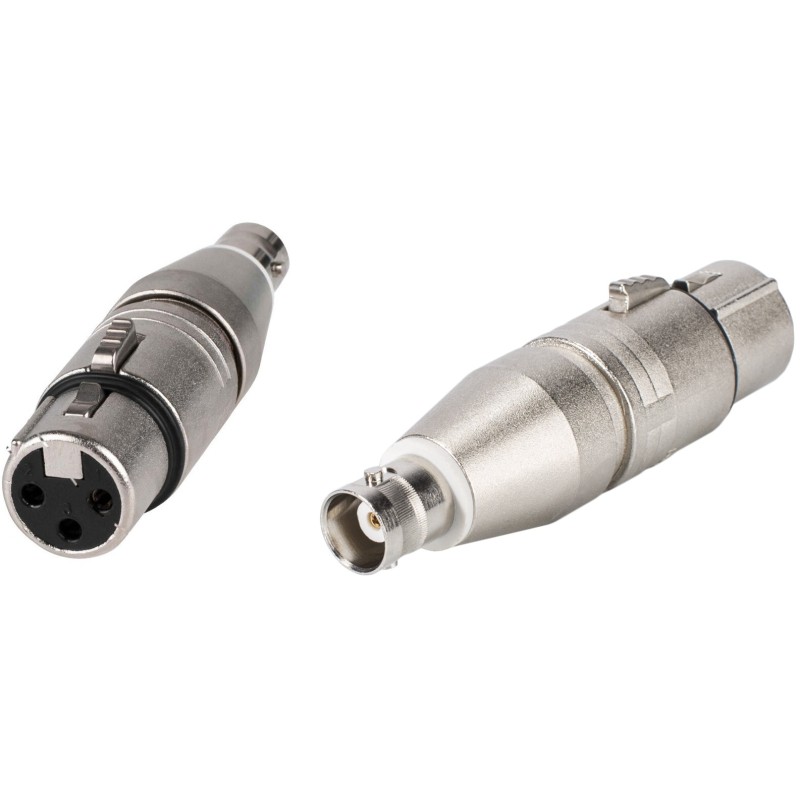 ADAPTADOR XLR3 HEMBRA-BNC HEMBRA NEUTRIK