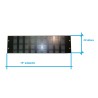 PANEL 19" 4U VENTILADO/PERFORADO NEGRO