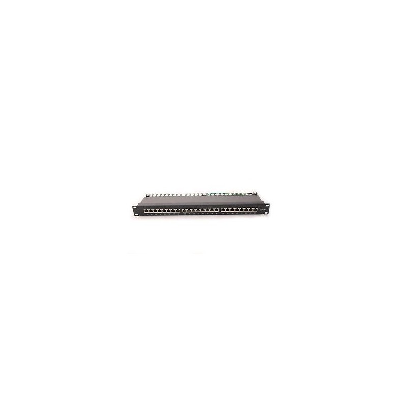 PANEL 19" 24P CAT6A SFTP RJ45 NEGRO