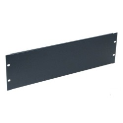 PANEL 19" 3U CIEGO COLOR NEGRO
