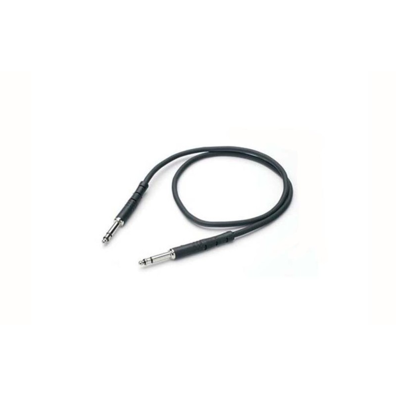 CABLE BANTAM M-M 60cm NEGRO