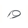 CABLE BANTAM M-M 60cm NEGRO