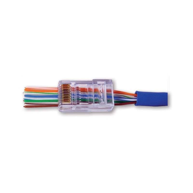 CONECTOR EZ-RJ45 MACHO UTP CAT6