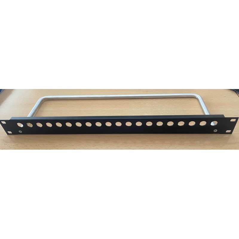 PANEL 19" 1U 1X20 BNC+SOPORTE+ROTULO