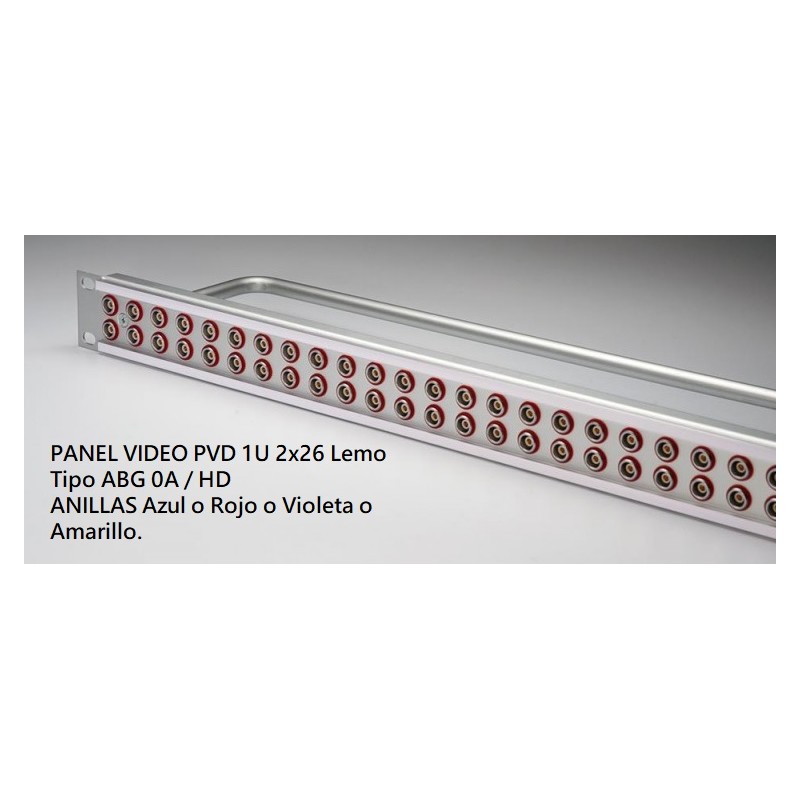 PANEL VIDEO PVD 1U 2x26 AZ-ABG.0A/HD