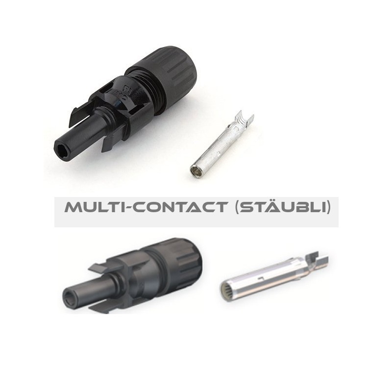 CONECTOR MC4 HEMBRA 4mm AEREO + POSITIVO